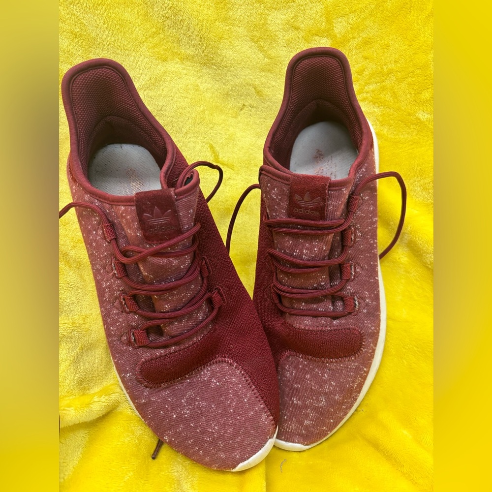 Men’s Adidas Burgundy Tubular Shadow